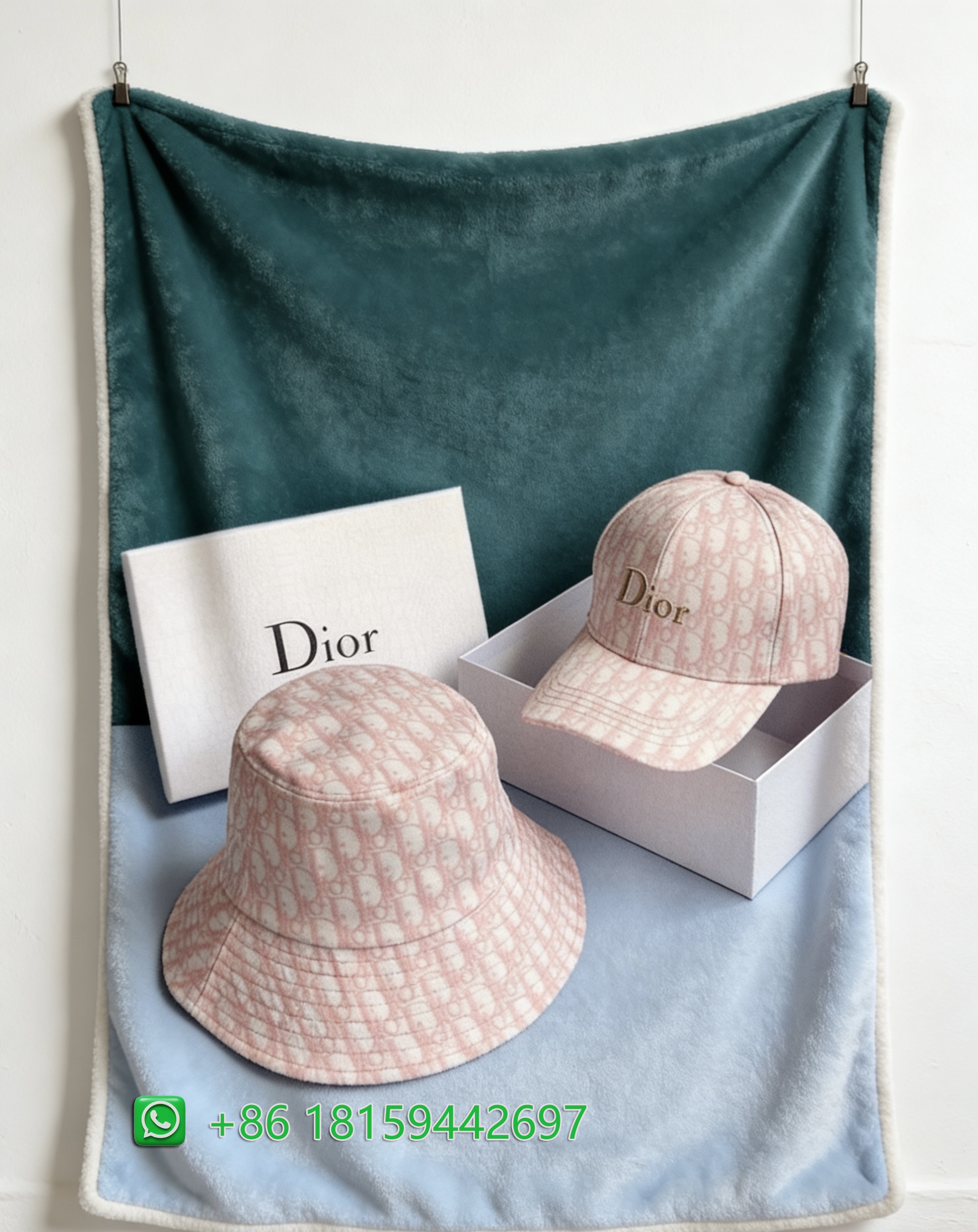Dior Throw Blankets